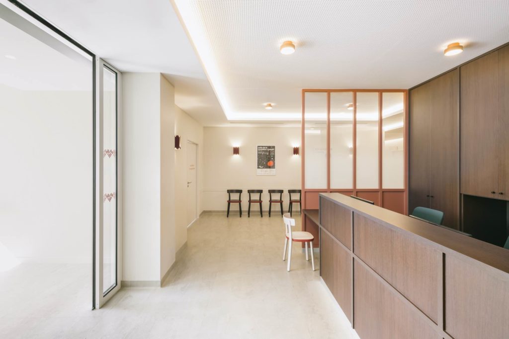 Cabinet cardiologie aménagement par l'agence Oglo