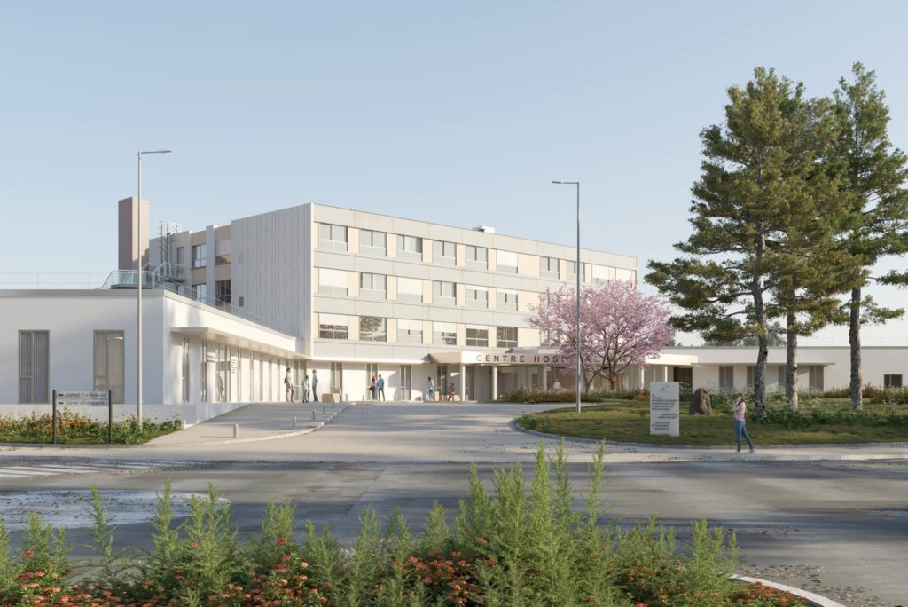 Centre Hospitalier de Nogent-le-Rotrou – extension et restructuration en site occupé – Oglo architectes