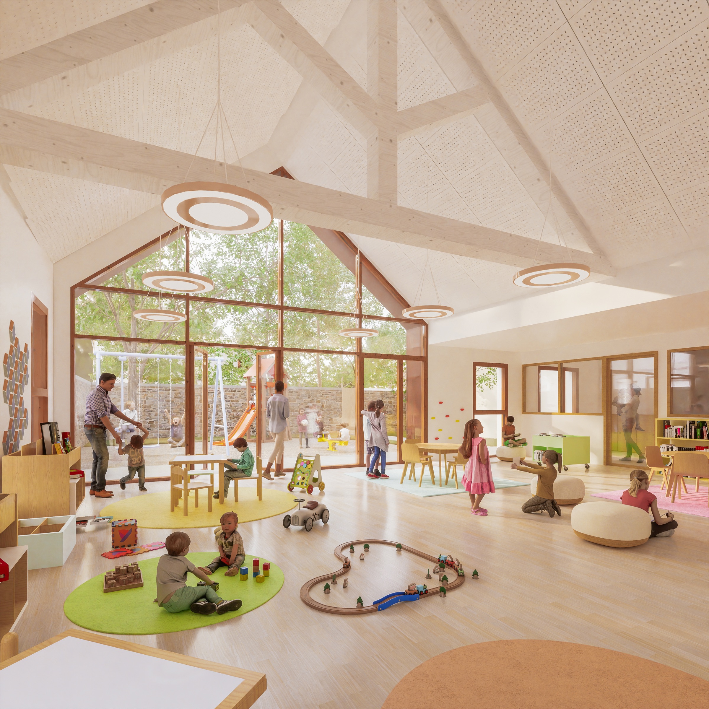 Salle petite enfance du Mesnil-Amelot, espace multi-activités